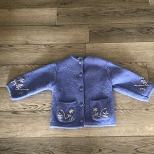 Toddler wool jacket/sweater